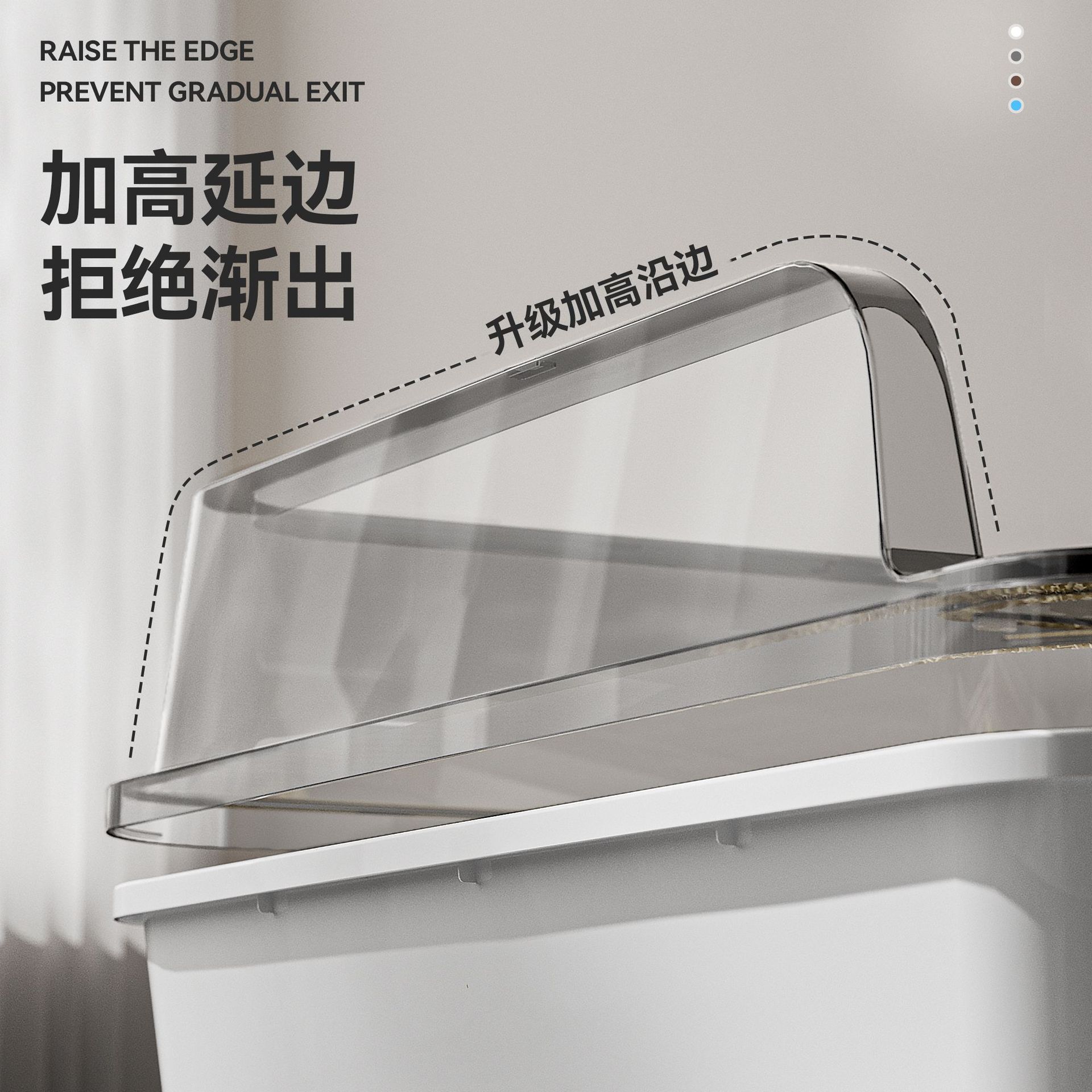 新款开放式猫砂盆号防外