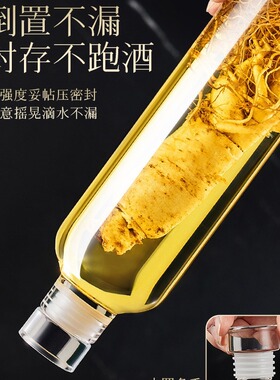 泡酒专用酒瓶子空瓶高档