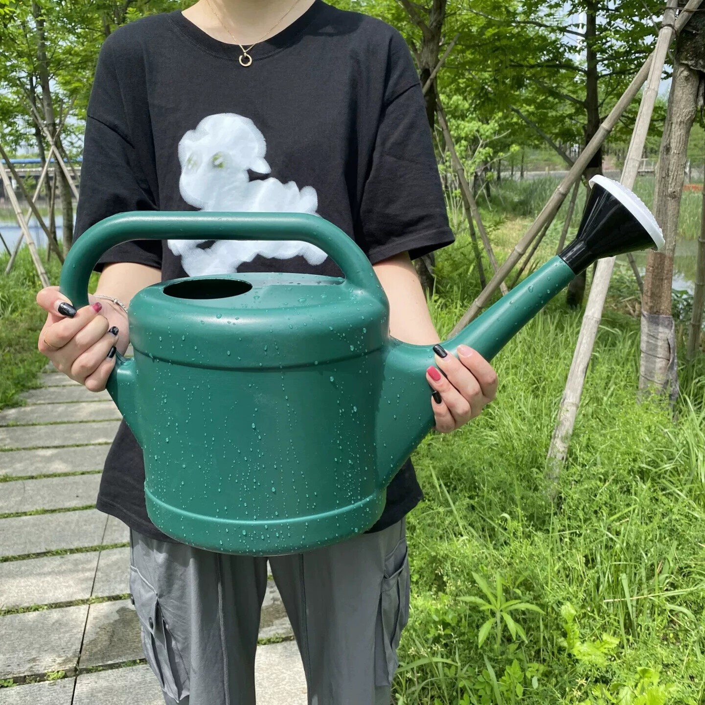 浇菜洒水壶大容量农用种菜浇花水壶菜园施肥淋花壶花洒喷壶浇水壶