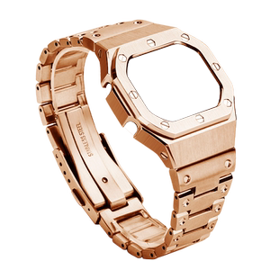 DW5600 GWM5610改装套装适配卡西欧农家橡树AP不锈钢四代表壳表链