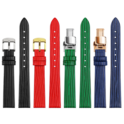 适配阿玛尼AR1926满天星fossil花卉风女士专用条纹真皮新款手表带