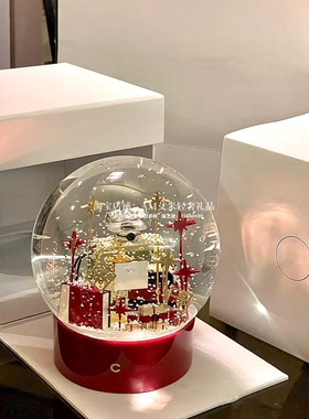 同款水晶球雪花球摆件送女友闺蜜生日情人节圣诞节礼物日常送礼品