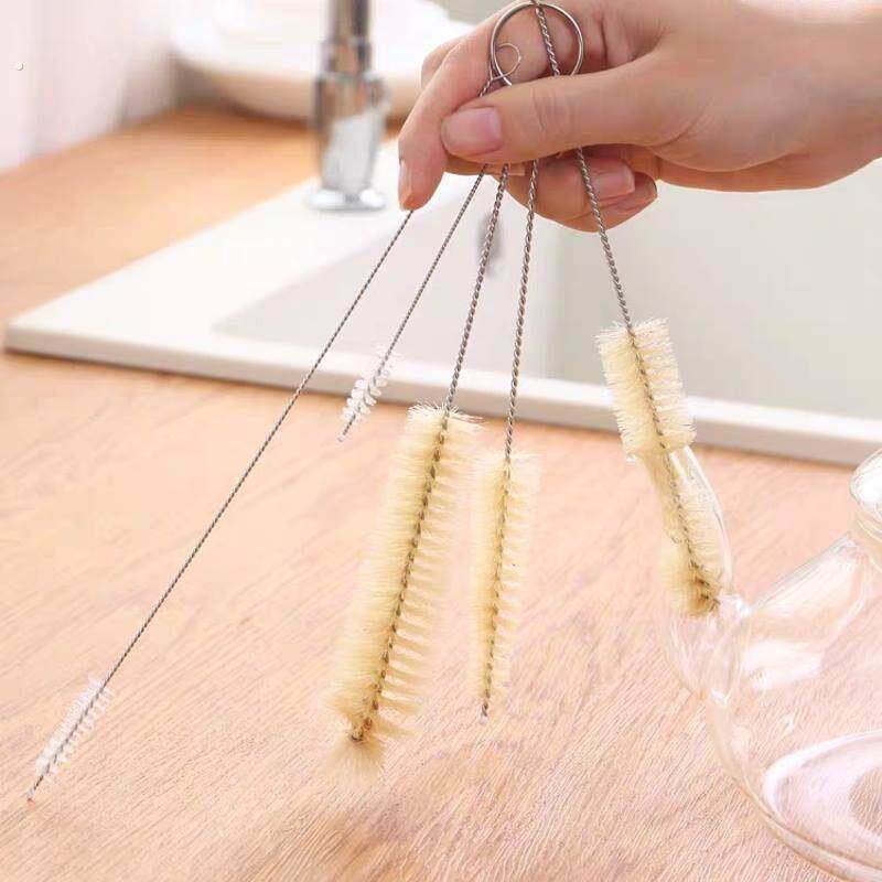 壶嘴刷奶嘴奶瓶吸管刷细长管猪毛刷厨房缝隙刷软毛酒店茶具清洁刷