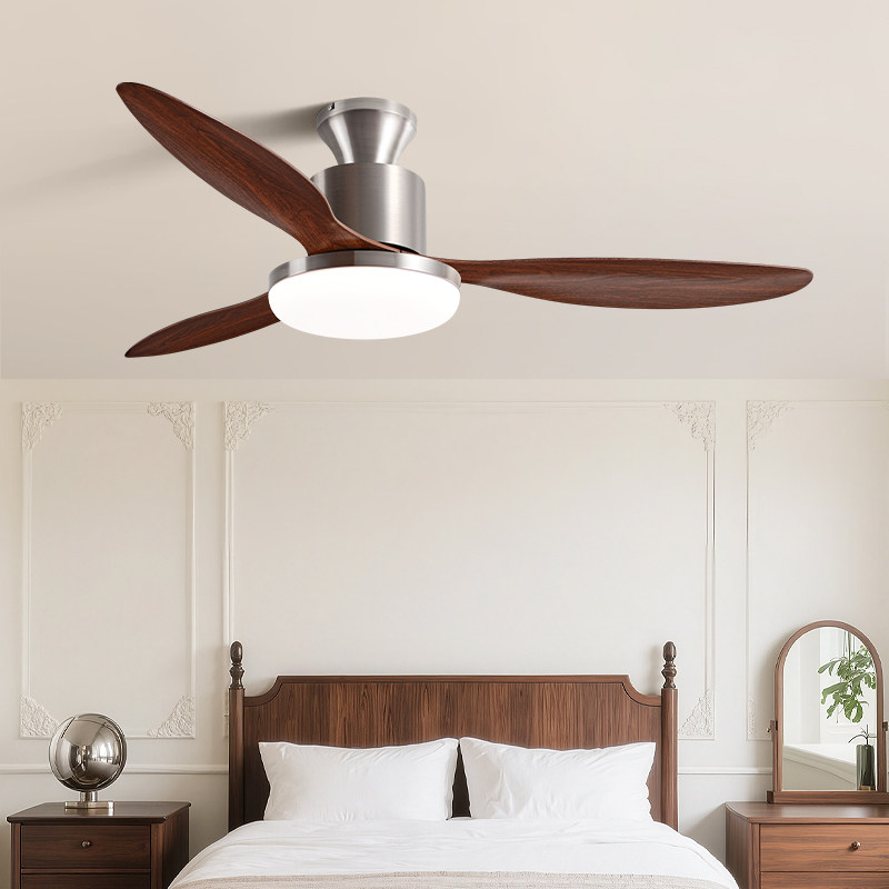 复古大风力风扇灯2026新款家用客厅餐厅北欧商用吸顶变频风扇吊灯