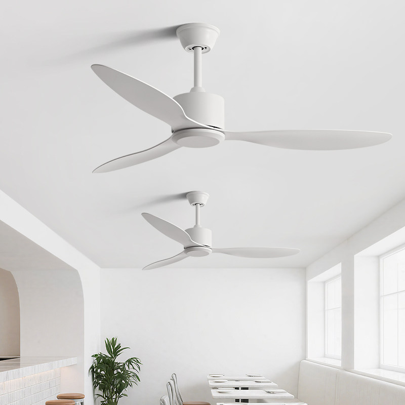 大风力吊扇餐厅静音商用工业客厅家用简约复古无灯吊顶变频电风扇