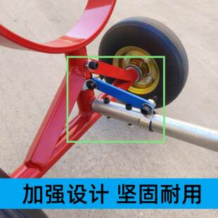 管道搬运车消防管道推拉搬运小推车拖车运管拉管拖管搬管神器实心