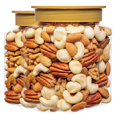 韩国进口每日坚果混合综合果仁纯坚果5种罐装500g孕妇干果儿童