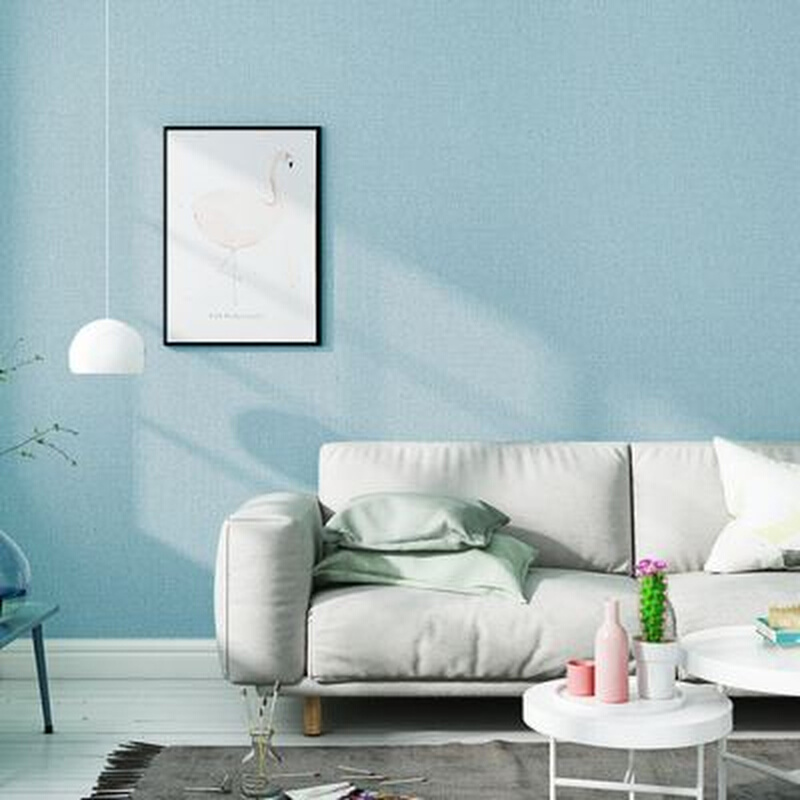 纯色壁纸大卷防水可擦洗自贴墙纸自粘卧室温馨防潮家用客厅墙贴纸