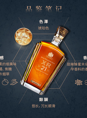 【高地】尊尼获加XR21年苏格兰原装进口调和威士忌洋酒700ml正品