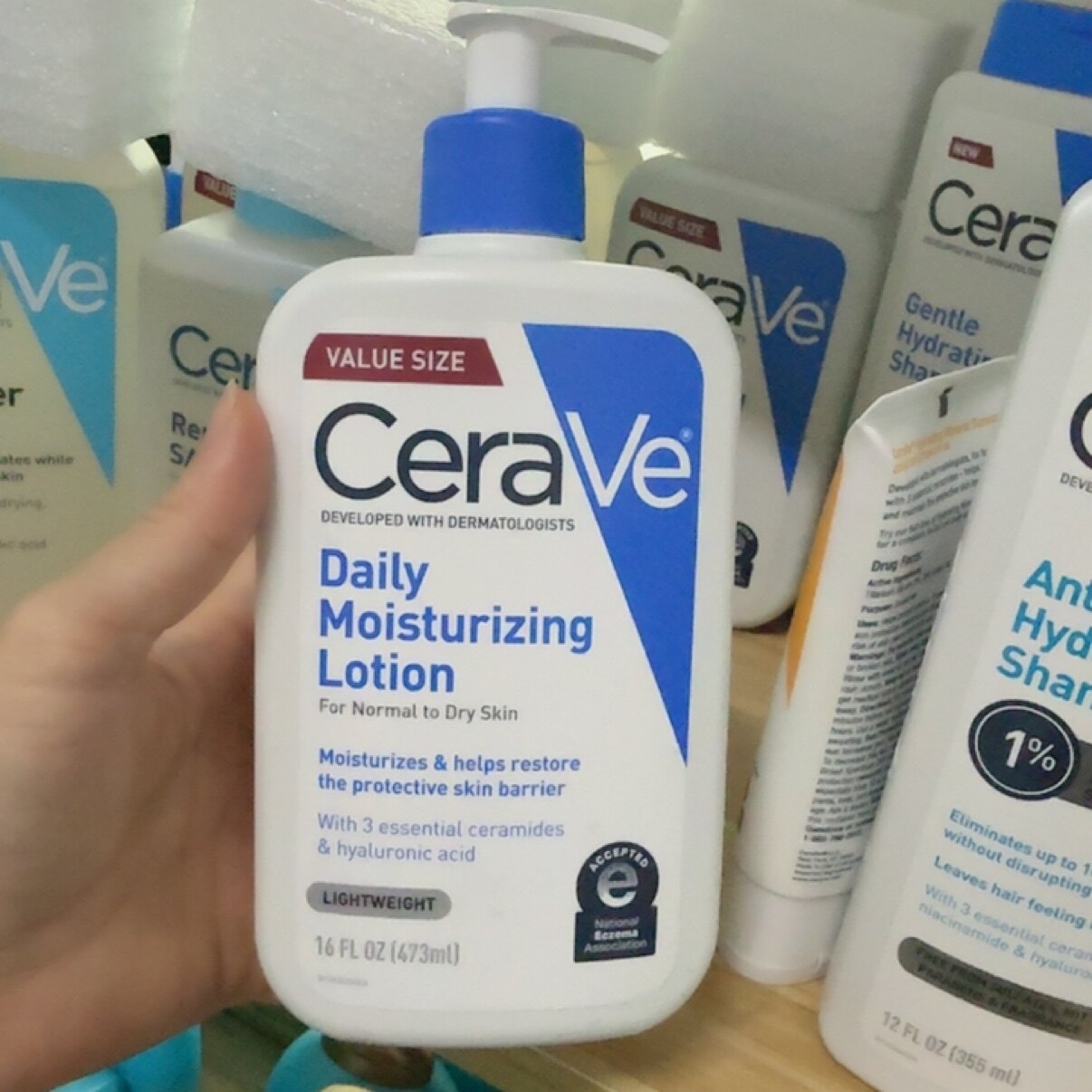 美版Cerave适乐肤润肤乳全天候补水保湿身体乳473ml/瓶