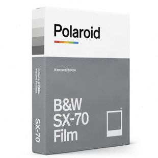 现货 Polaroid拍立得宝丽来SX70相纸 彩色黑白白边三盒24张特惠装