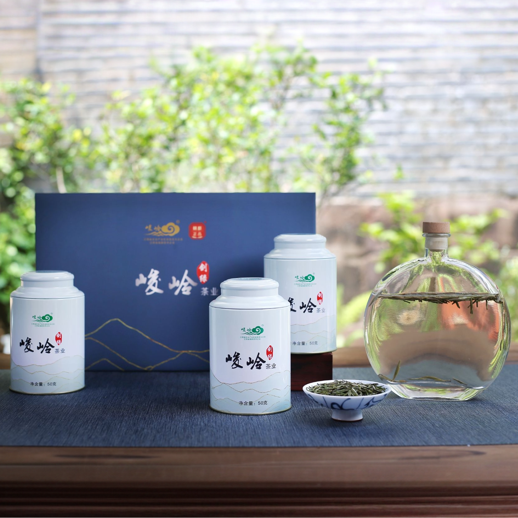 江西上犹峻岭金额前吕茶毛尖新茶峻岭剑绿j赣南高山茶 清爽甘甜