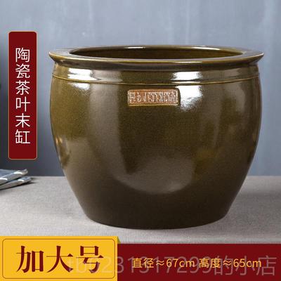 新款景德镇缸特大客厅陶瓷养龟缸睡碗号莲荷乌花缸庭鱼院家用复古