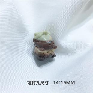 正品捡漏紫袍吊坠玉独兽摆件意识守护开运饰品小马祥物生日角吉礼