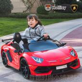 svoj漂移双电儿童动车遥控宝宝童车 兰博座基尼aventadr 正品 正版