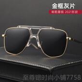 正品 防蓝光眼镜男潮流痞帅眼抗劳辐射双梁近视睛框生疲大脸平光变