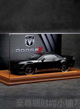 正品Mtormax1:2道奇地猫挑战者SRT 美系仿狱真合金o汽4车模型男孩