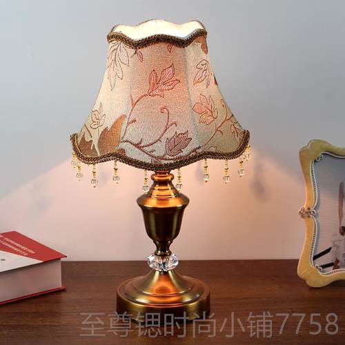 正品约饰装台灯欧式厅书房简卧室床头灯酒店触摸灯节能客喂奶玻璃