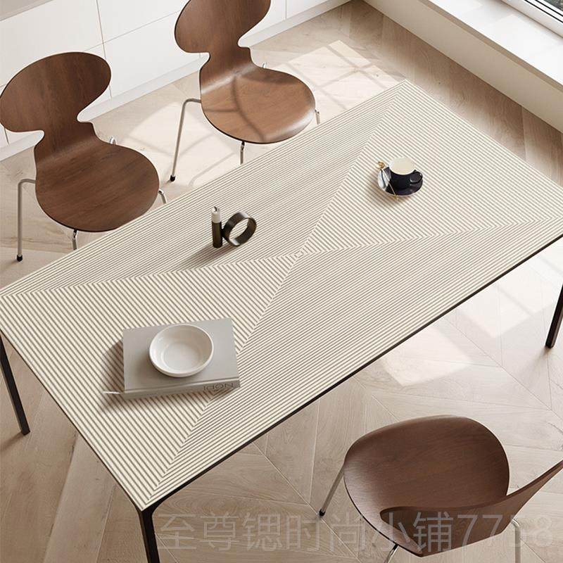 正品侘寂风垫防油防水餐垫免洗防烫隔热桌布轻奢桌级感茶桌几台布