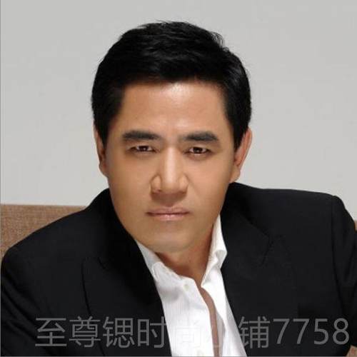 正品假发男短老发中年男士头套中年真爸爸帅气发逼真轻薄发型真人