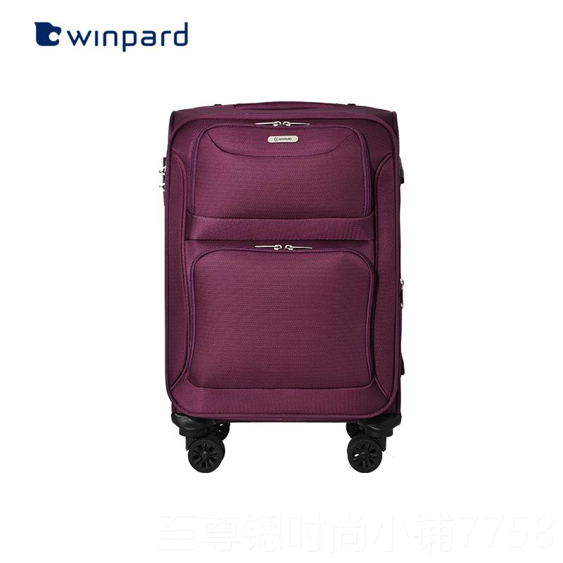 正品威行豹牛布箱津拉杆箱女万向轮行寸李箱小型20寸登机箱24男旅