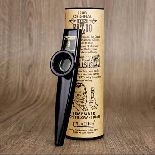 正品英国C伴lark 克拉克卡祖笛他 kazoo金属 吉e奏乐器笛子