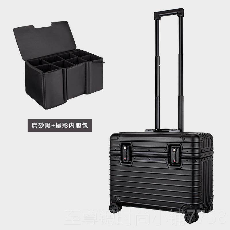 正品铝镁合金李箱行箱女男旅行摄影师拉杆箱相纳机箱登机箱万向轮