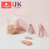 正品 宝护理工剪具防夹肉新生儿童宝指专用指甲刀指 科巢婴儿甲套装