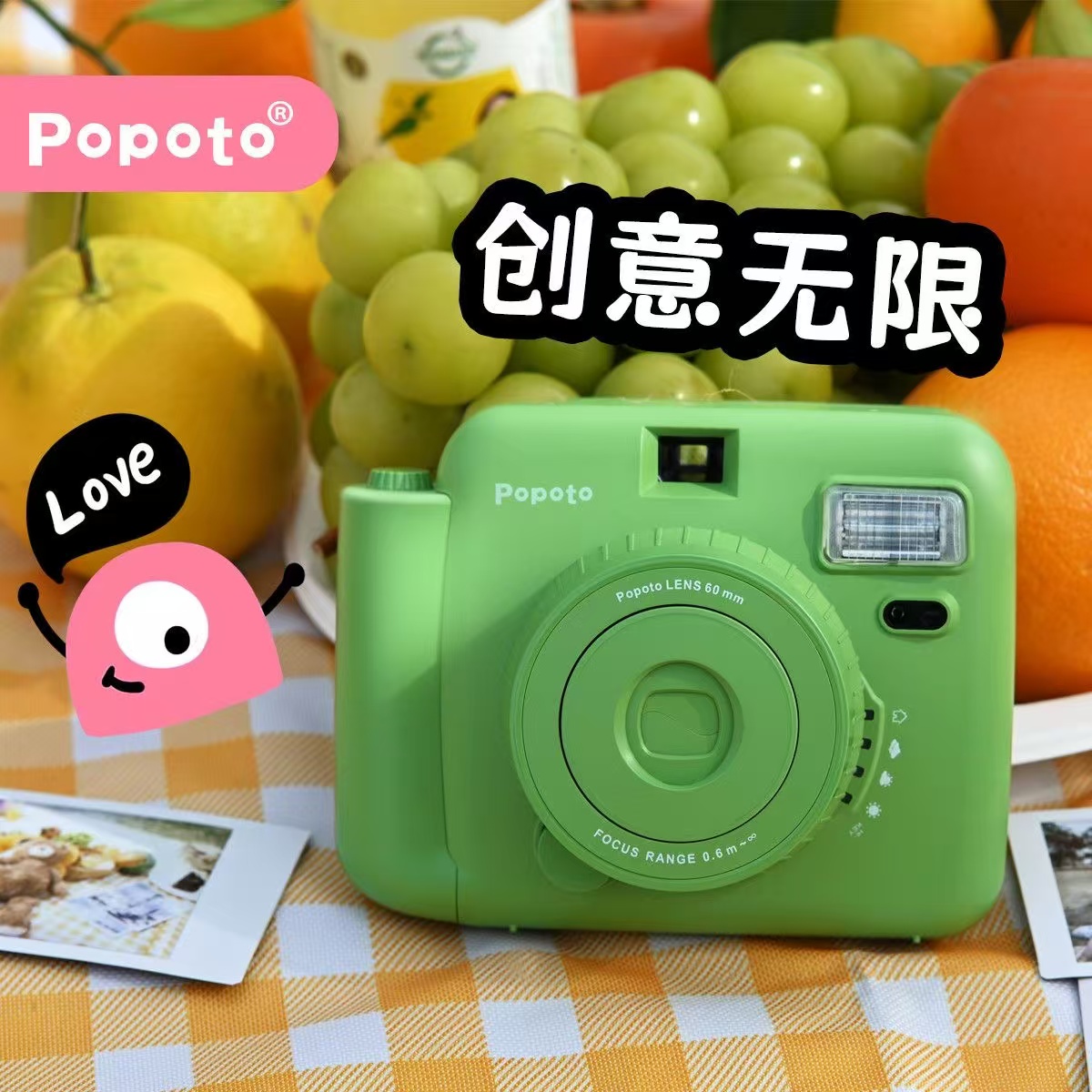 新品学生款数码照相机拍立得一次性成像便宜照相机便携可爱小巧