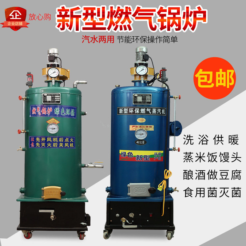 燃气液化气节能环保蒸汽锅炉家用酿酒食用菌做豆腐豆汁馒头黄花菜