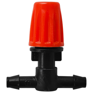 自动浇花浇水滴灌滴头微喷雾化灌溉铜喷头47毛管配件开关阀支撑杆