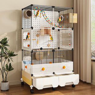 鸟笼子大号家用玄凤虎皮专用豪华别墅新型防溅牡丹小太阳鹦鹉笼子