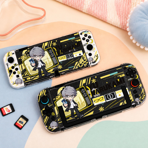 Switch OLED保护壳NS续航Switch2外壳可插底座壳鸣上悠