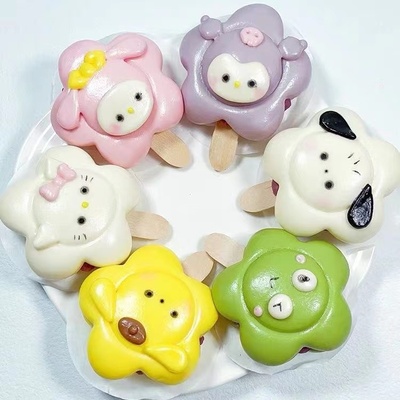 雪糕花朵动物果蔬花样造型馒头