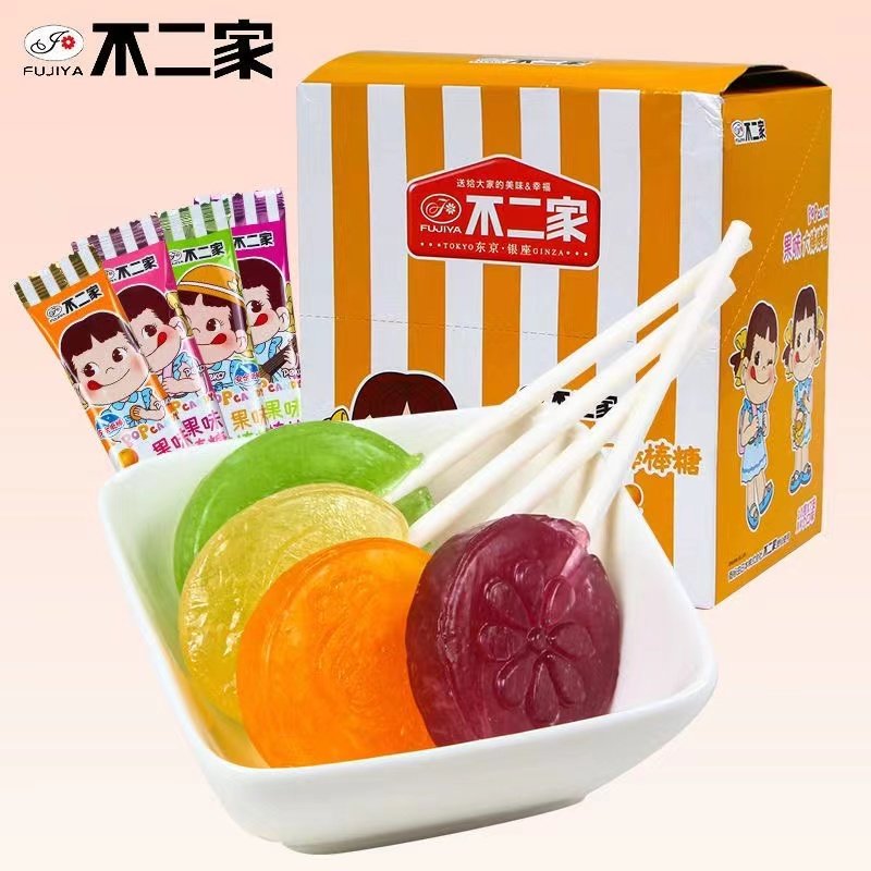 不二家棒棒糖蜜桃水果味大棒棒糖280g*1盒喜糖硬糖果儿童零食,零食/坚果/特产,棒棒糖,淘宝优惠券,粉丝福利购,淘宝优惠卷