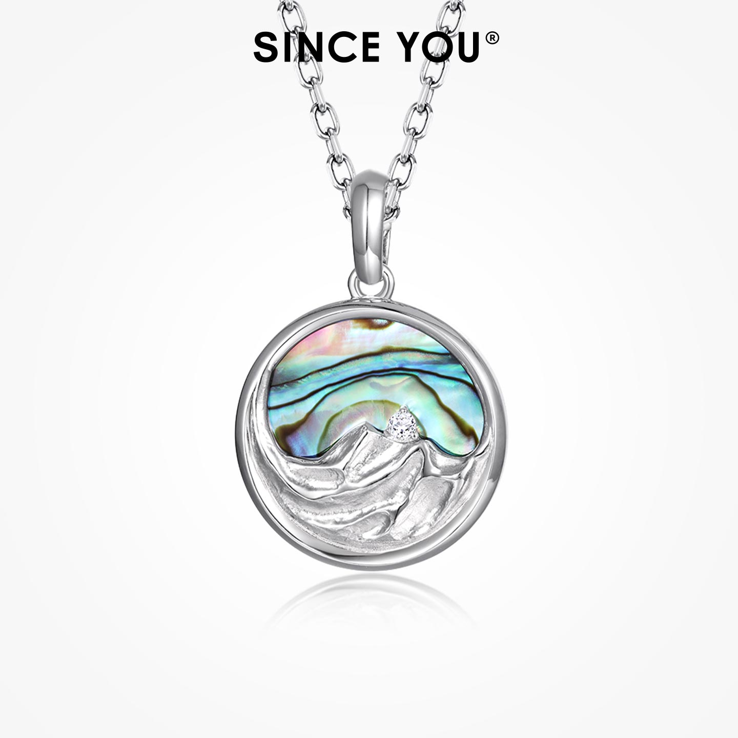 sinceyou极光山海项链女轻奢