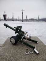 Alloy cannons, small steel cannons, mortars, Italian cannons, large cannon alloy model ornaments, firecrackers, Internet celebrity, high-end thumbnail 5