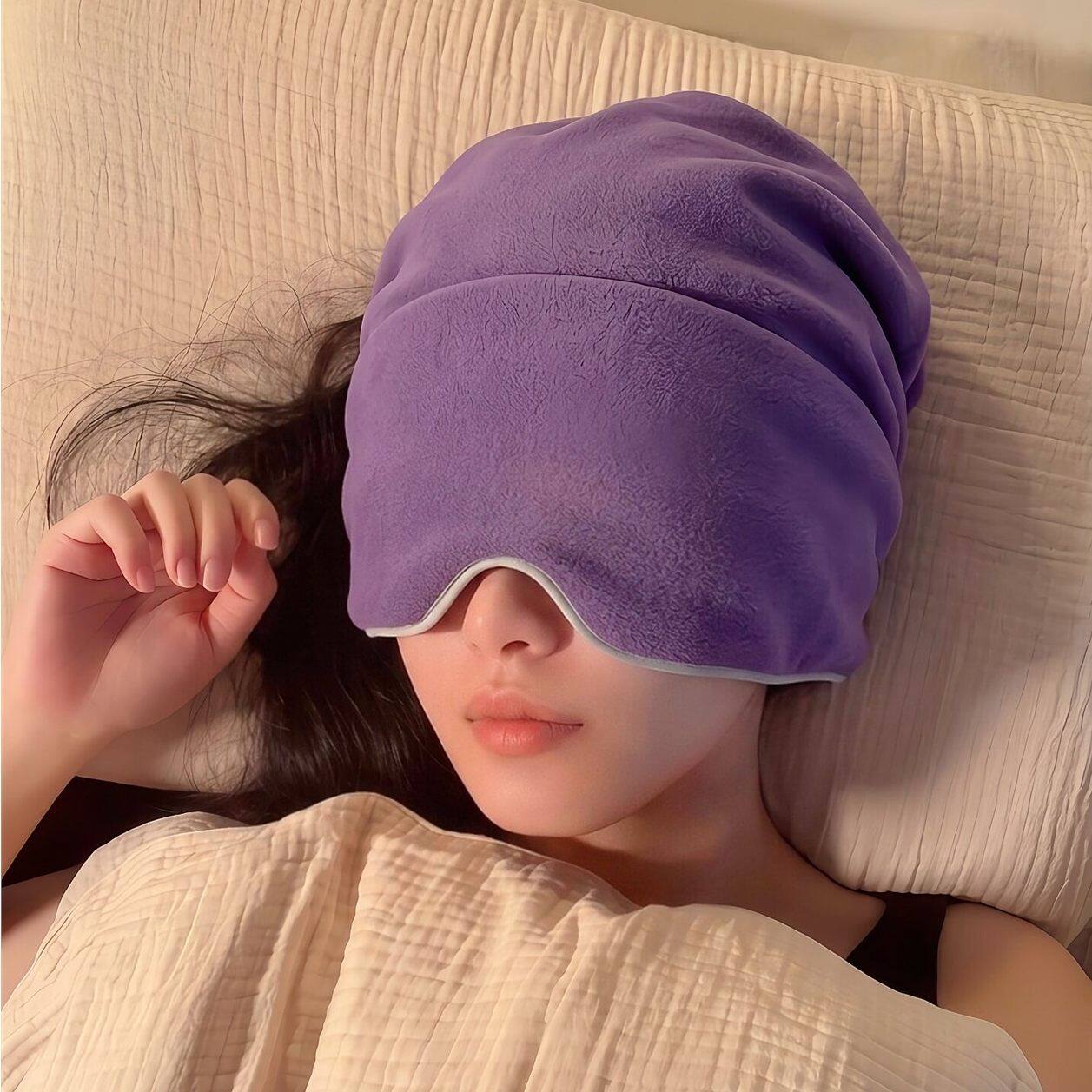 重力助眠眼罩零压感遮光缓解眼疲劳睡帽柔软亲肤透气深睡眠好物