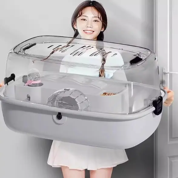 仓鼠笼子金丝熊便宜大的豪华别墅专用房子秋冬亚克力用品全套透明