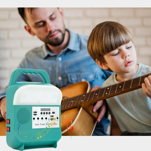 Solar Light Lamp for Indoor Synsvo with MP3 Bt Lighting Camp