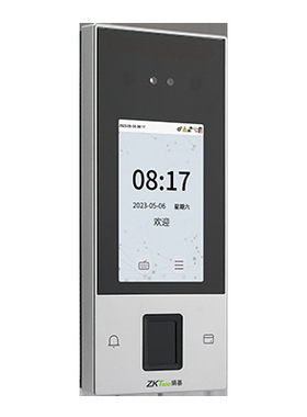 考勤门禁机ZKTeco刷脸考勤门禁系统一体机nface128人脸识别门禁机