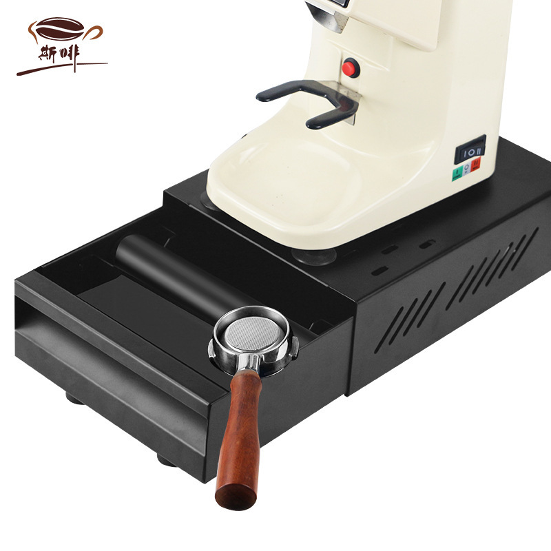 抽屉式敲渣盒意式咖啡机废粉渣盒 不锈钢加厚1.2mm敲渣器渣桶