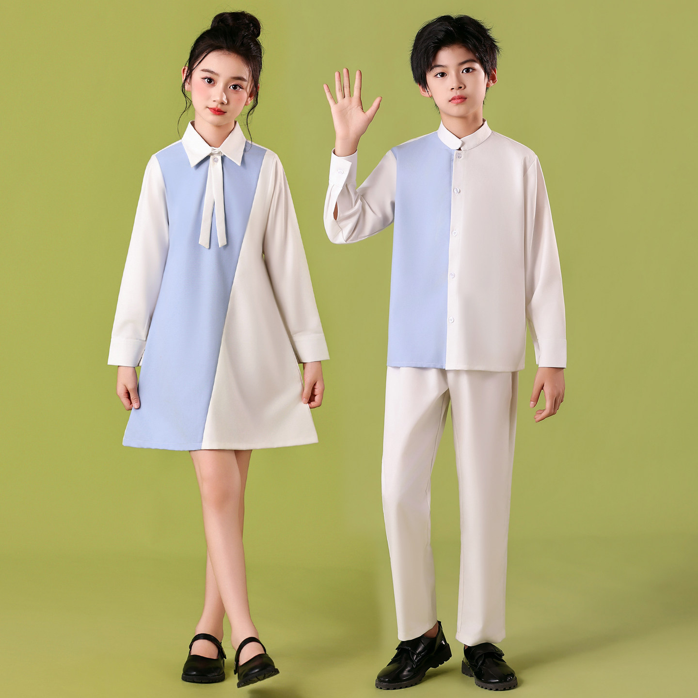 国庆中小学生儿童合唱服图片