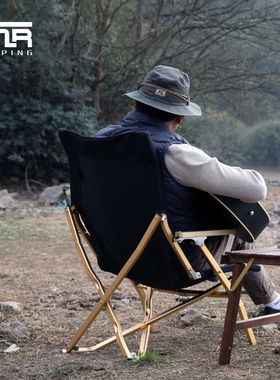 TNR户外四代椅折叠椅子野营露营便携加厚野餐海狗椅帆布靠背躺椅
