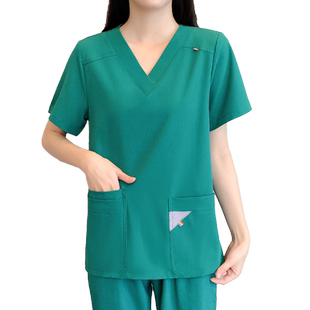 洗手衣男弹力速干长袖手术室牙科口腔上衣医生高端手术衣女刷手服