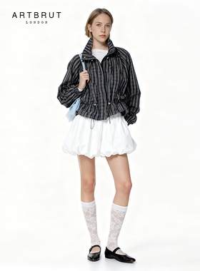 artbrut（AR）“educated” 定制格纹夹克春夏宽松休闲