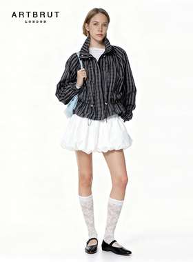 artbrut（AR）“educated” 定制格纹夹克春夏宽松休闲