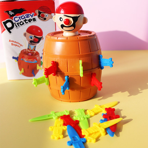 插剑海盗桶课堂互动整蛊玩具