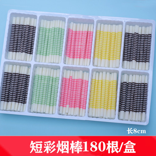 巧克力冰淇淋装饰烟棒可食用