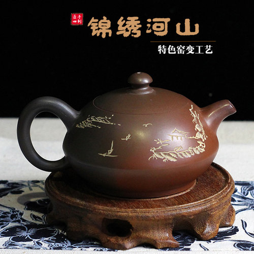 意境手工制作张振广西钦州坭兴陶